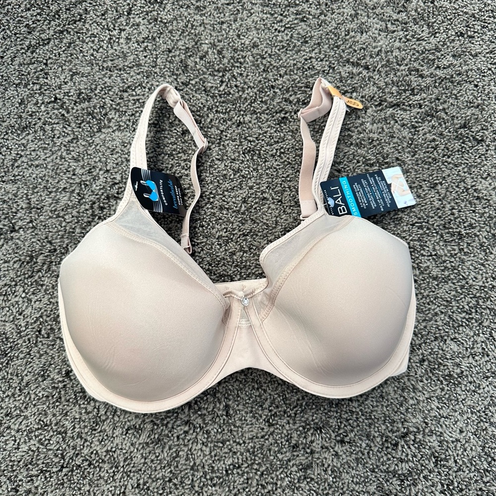 Bali Underwire Smoothing Light Illusion Neckline Convertible Women 34DD
